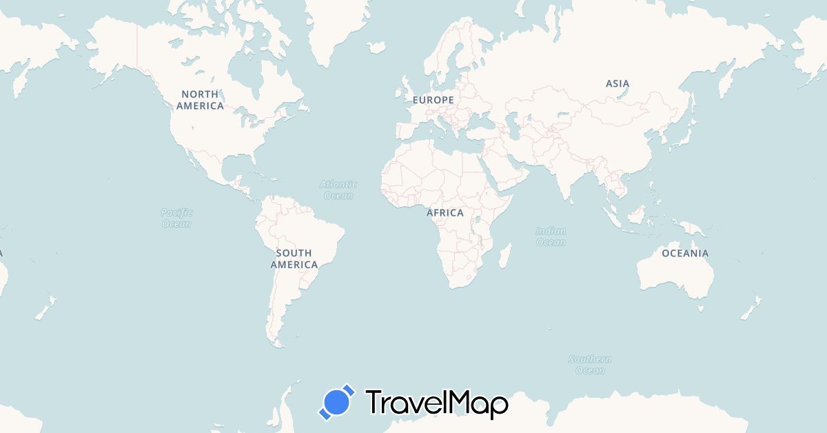 TravelMap itinerary: driving, bus, train, boat, plane in China, Costa Rica, Fiji, Cambodia, Malaysia, Norway, New Zealand, Panama, Qatar, Singapore, Thailand, Tonga, Tuvalu, Taiwan, United States, Vietnam (Asia, Europe, North America, Oceania)